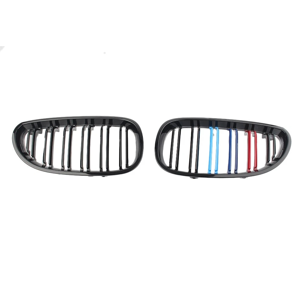 Upper Mesh Grille for BMW E60 E61 5 Series (2003-2010) Gloss Black