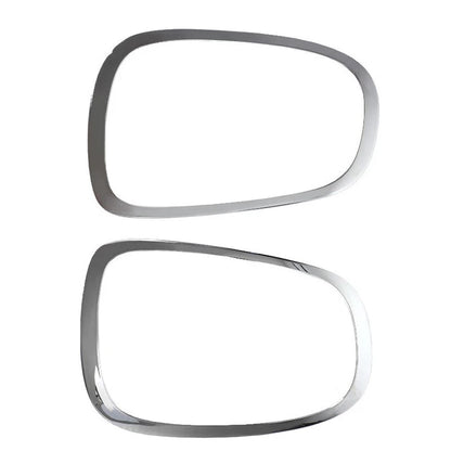 2 x Chrome Rear Tail Light Trim Rings for Mini Cooper S F55 F56 F57 (2014-2018)