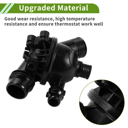 Engine Coolant Thermostat Housing for BMW E60 E61 E81 E87 E88 E90 E91 (2001-2013)