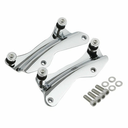 Backrest Sissy Bar Rack 4 Point Docking Hardware for Harley Road Glide (14-24)