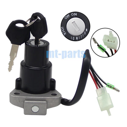 Ignition Key Switch, Fuel Tank Cap, Seat Lock Set for Yamaha TZR125, TZM150, TDM850 (1991-2006)