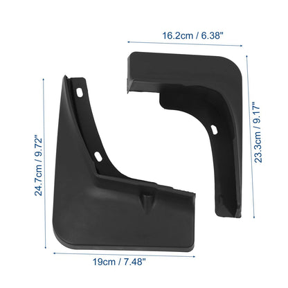 Mud Flaps Kit Splash Guards for Hyundai Elantra (2021-2022) Black