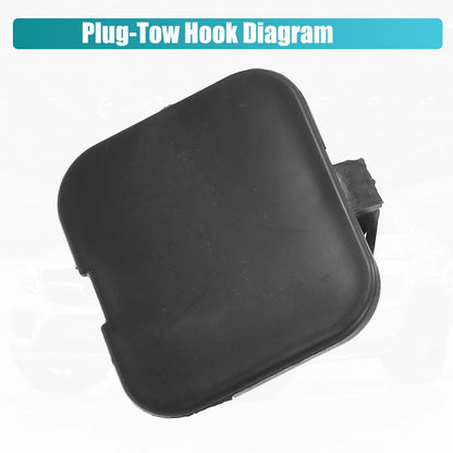 Front Right Bumper Tow Hook Cover for Nissan Altima (2013-2016)
