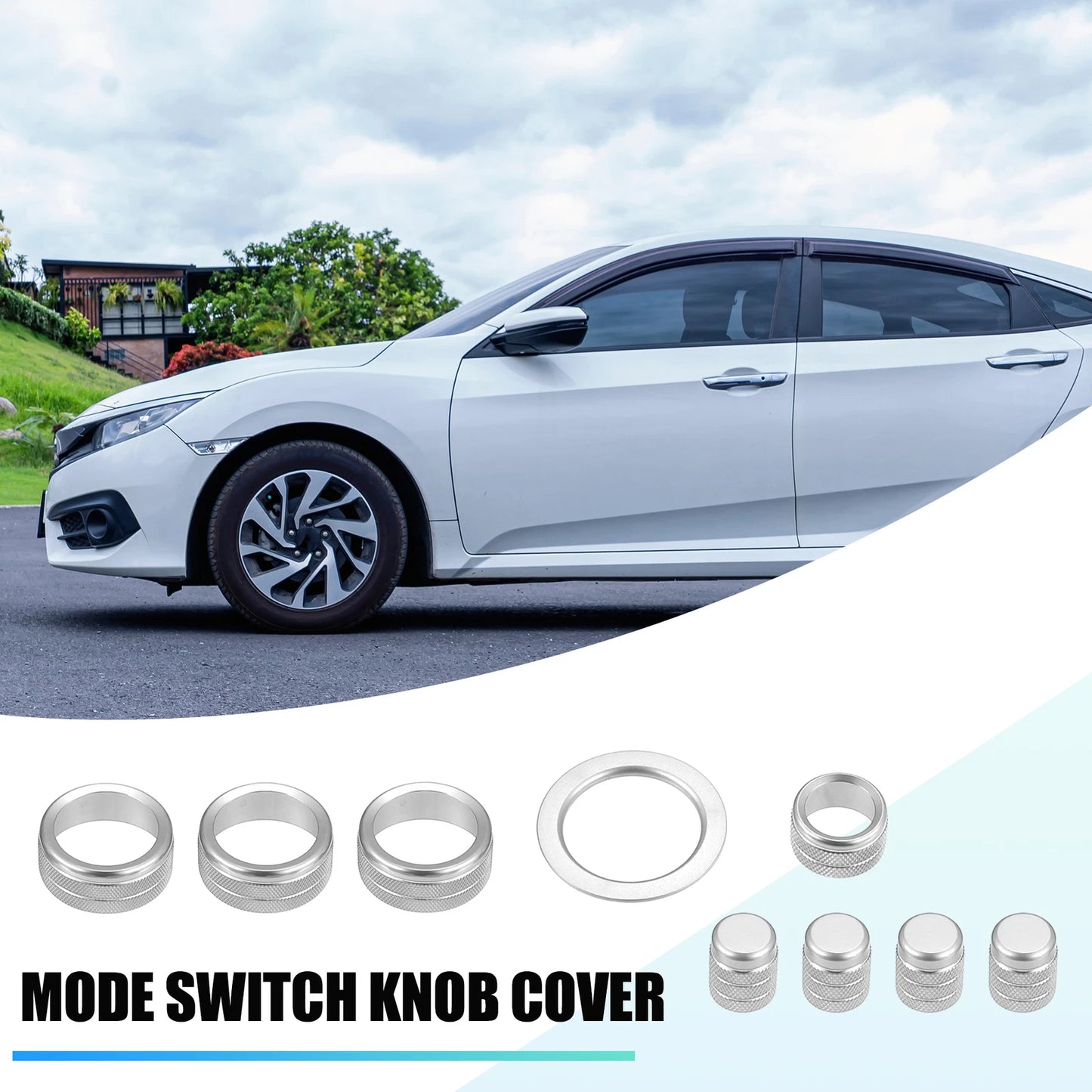 9pcs Air Conditioner Shift Knob Covers for Honda