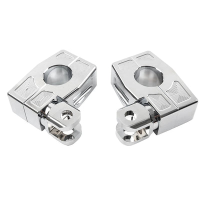 25MM Foot Peg Rest Clamp Bracket for Harley Crash Bar