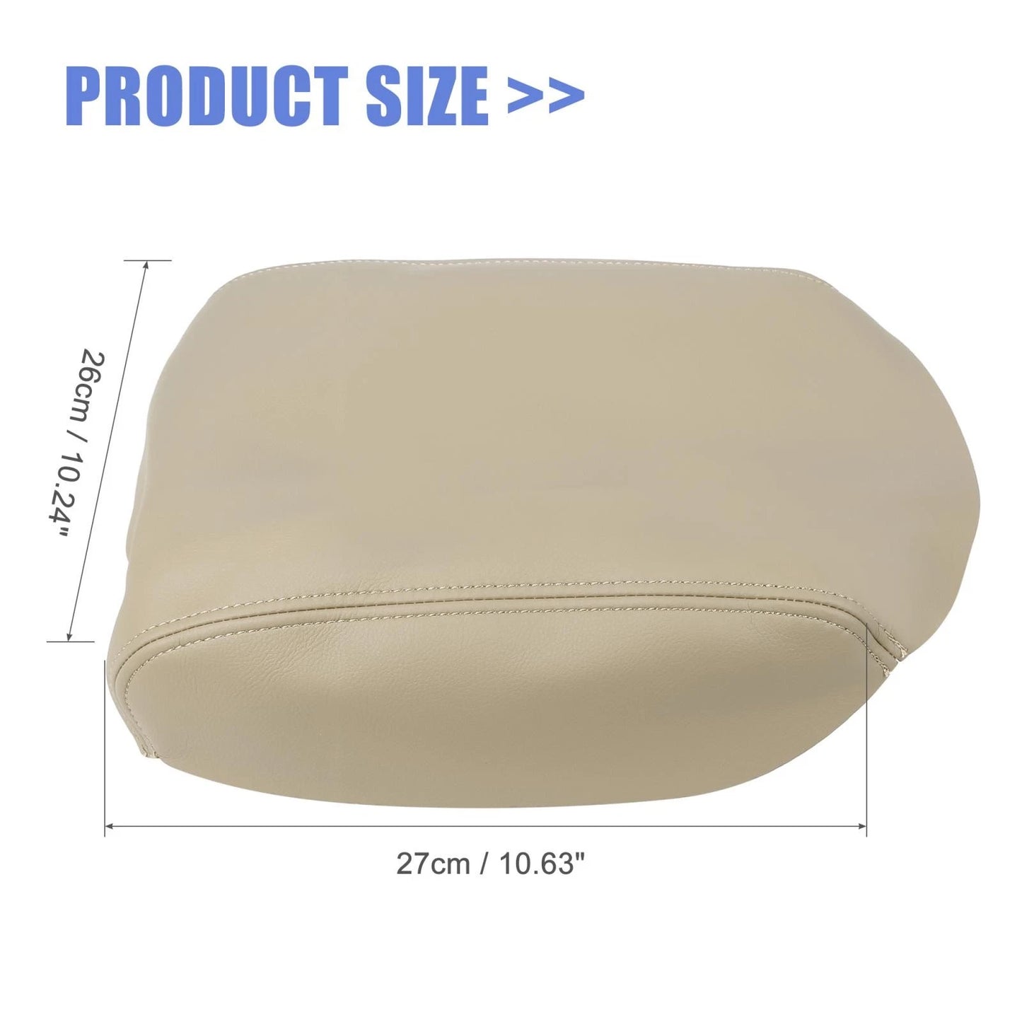 Center Console Lid Armrest Cover for Honda Pilot (2009-2015) Beige
