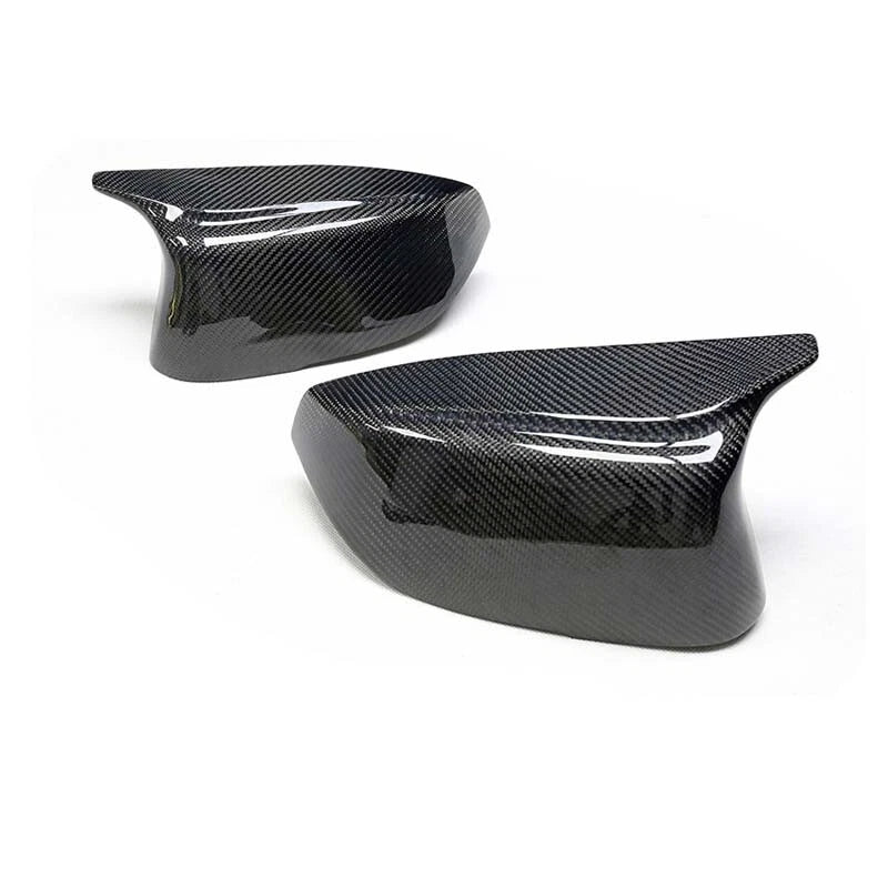 Replace Real Carbon Fiber Side Mirror Cover Housing Kit fit for Infiniti Q50 Q60