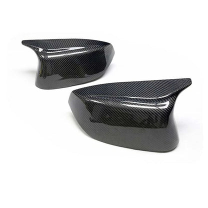 Replace Real Carbon Fiber Side Mirror Cover Housing Kit fit for Infiniti Q50 Q60