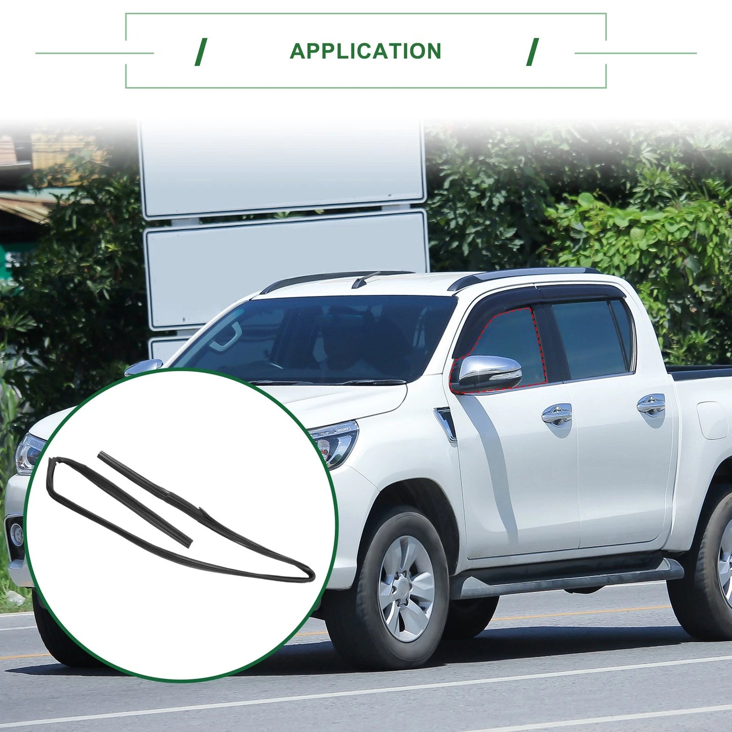 1 Pc Front Left Door Window Run Channel Seal Strip for Toyota