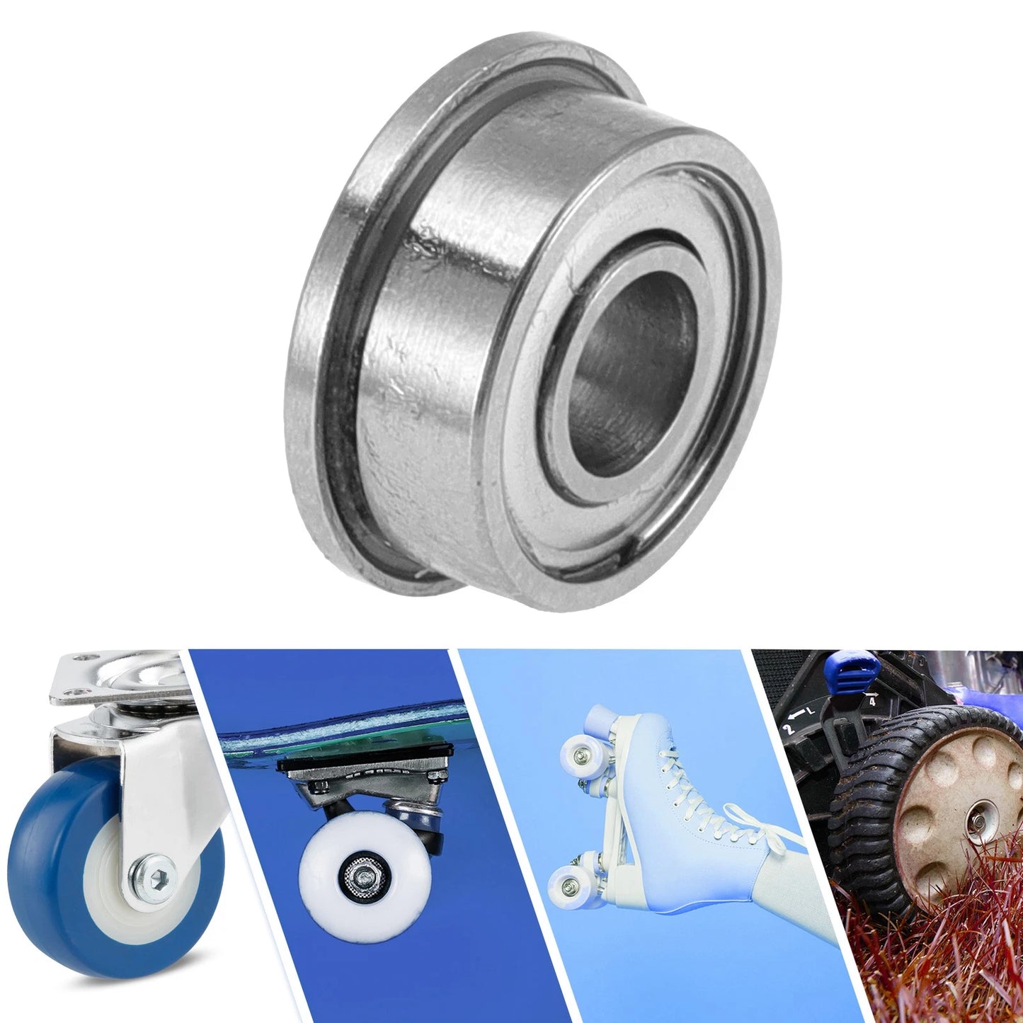 Deep Groove Ball Bearings 3x8x3.5mm 1 Pc for Scooter Skateboard Wheel