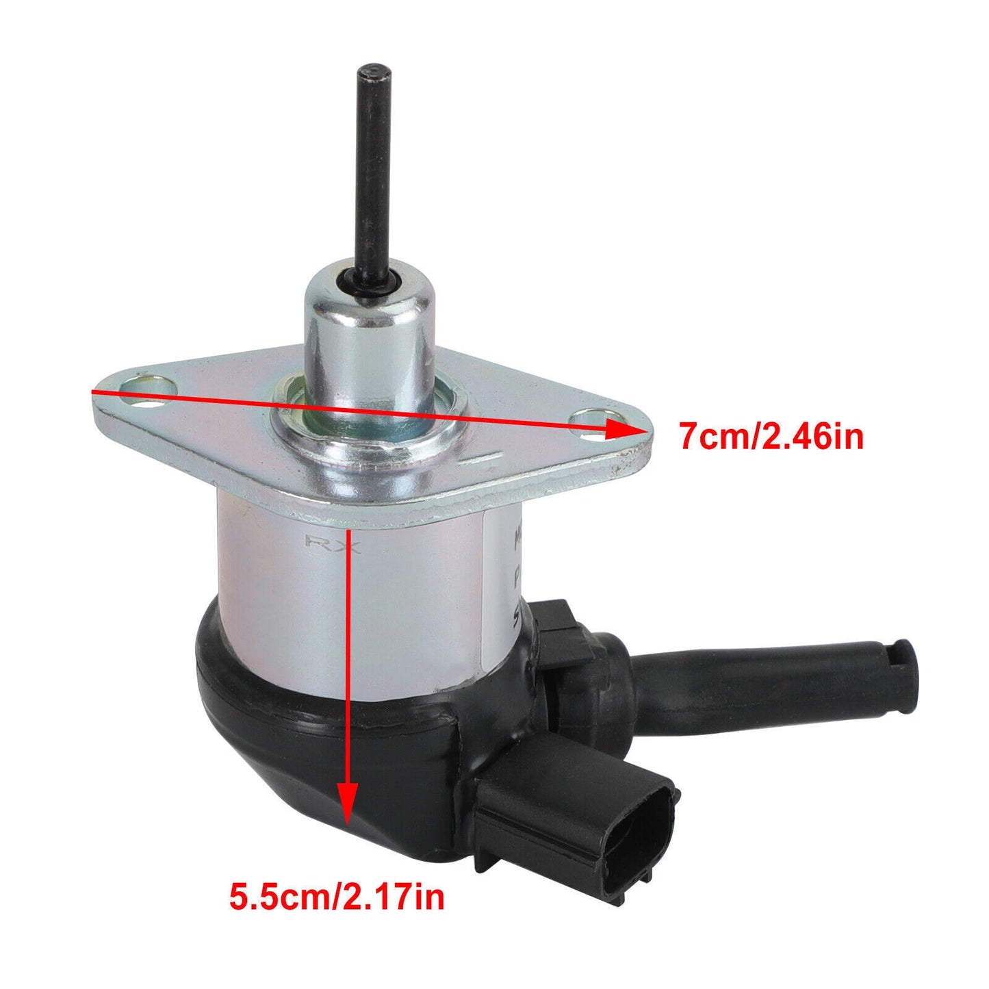 12V Fuel Shut Off Solenoid 2 x for Kubota V3300 V3600