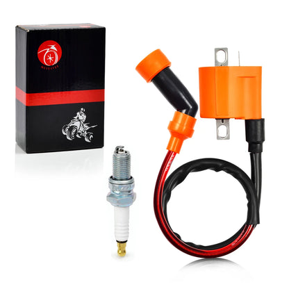 Ignition Coil Spark Plug with Cap for Arctic Cat A FIS 500 ATV (1999-2009)