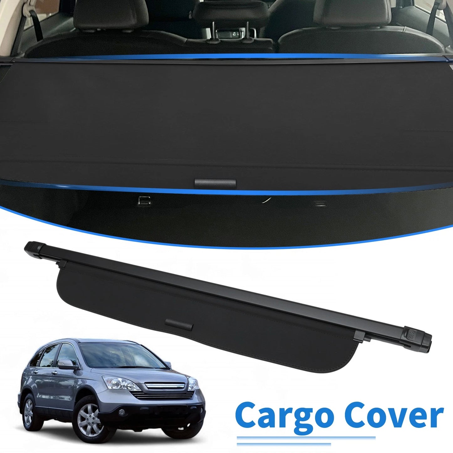 Cargo Cover for Honda CR-V (2024-2025) Retractable Trunk Security Shade