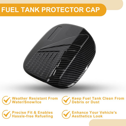 Fuel Tank Door Cap for Mazda CX-50 2023-2025 Carbon Fiber Black