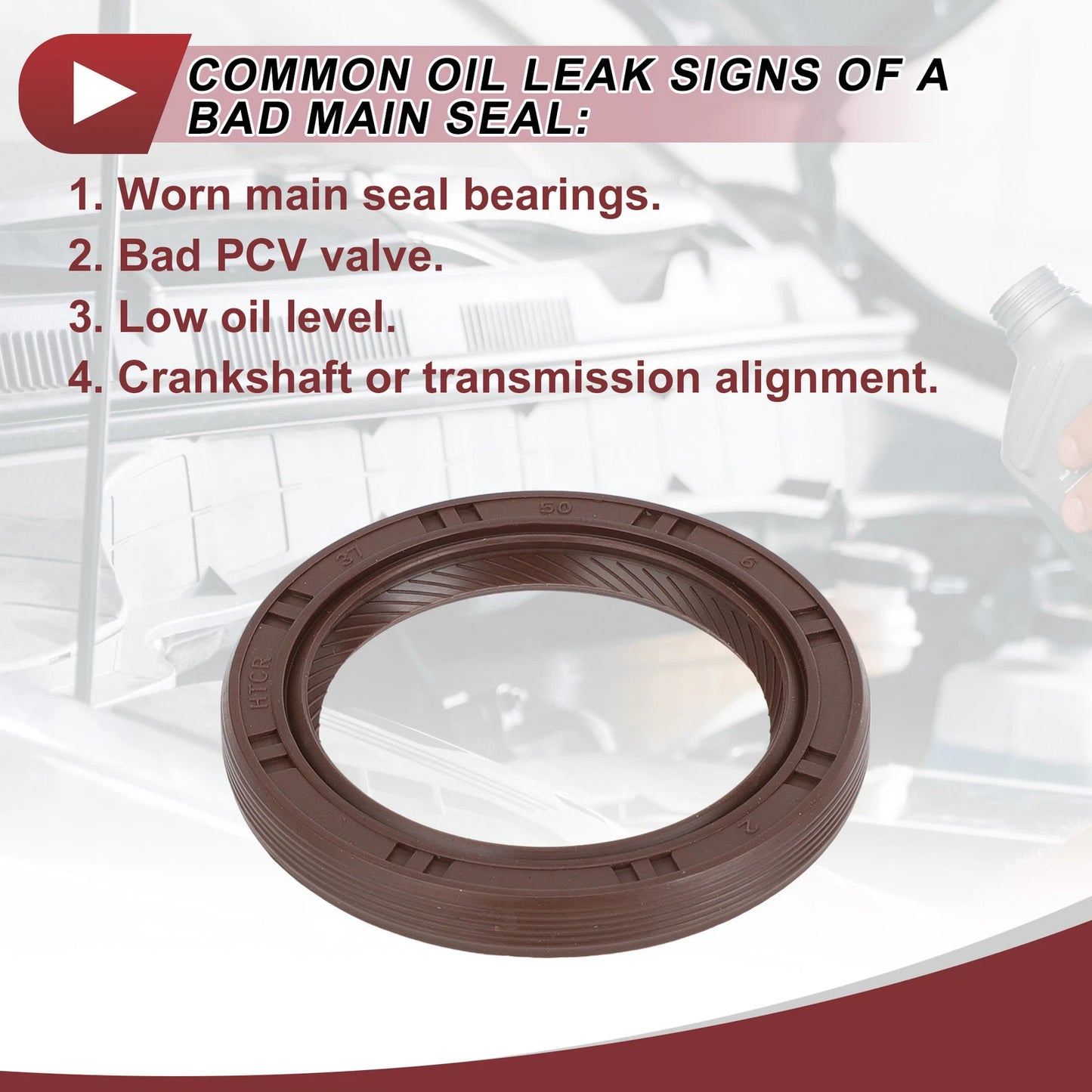 Rear Crankshaft Oil Seal for Ford Mazda (No. 31370461) (2000-2023)