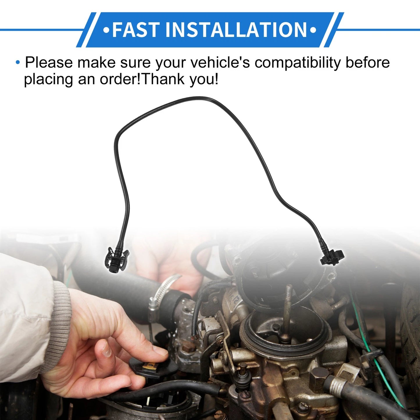 Radiator Overflow Water Tank Hose for Ford B-Max (2012-2023)