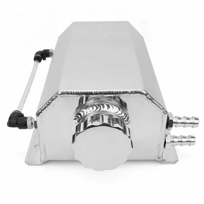 2L Aluminum Radiator Coolant Overflow Bottle for Universal Vehicles