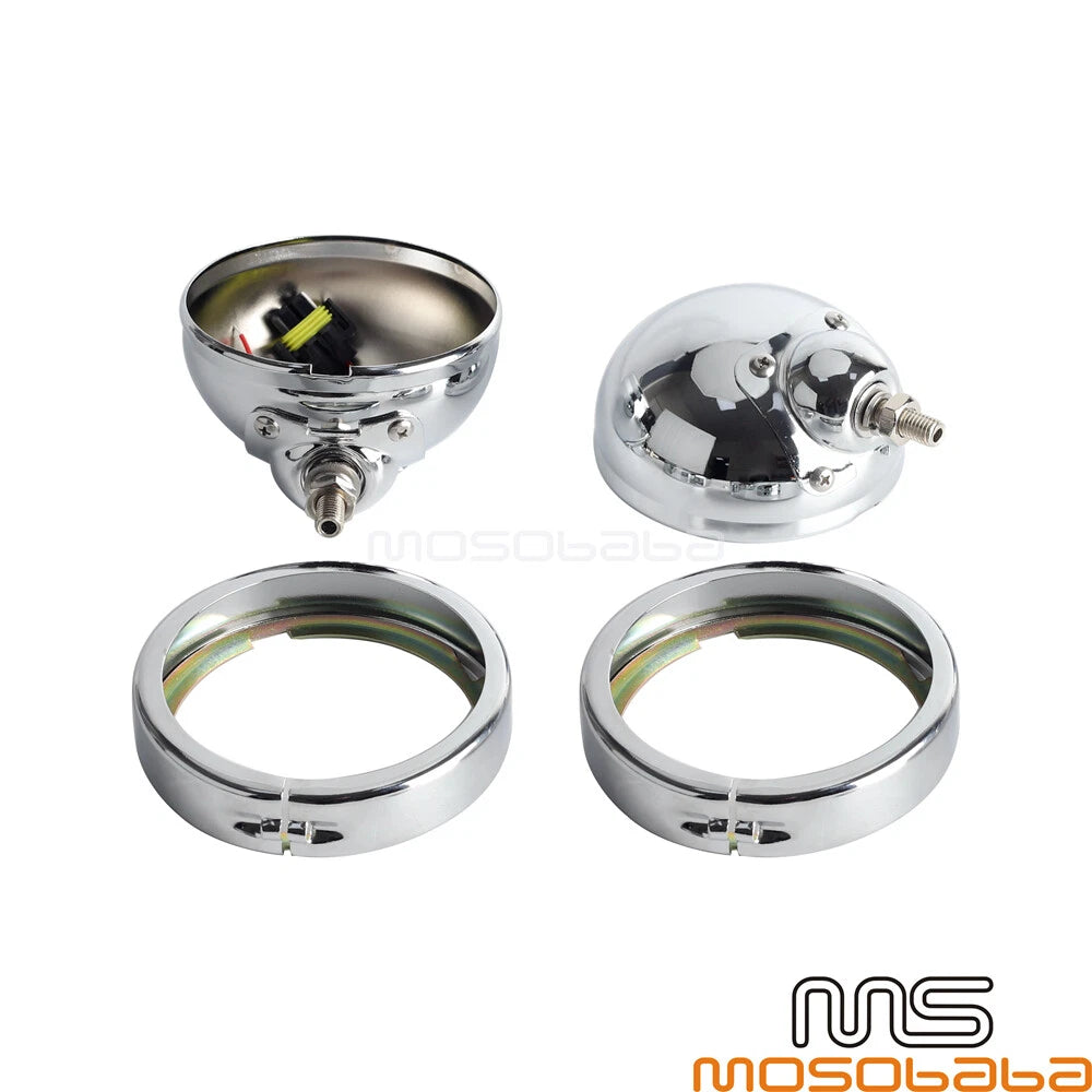 4.5in Motorcycle Fog Light Housing for Harley FLHX FLHXXX (2006-2023)