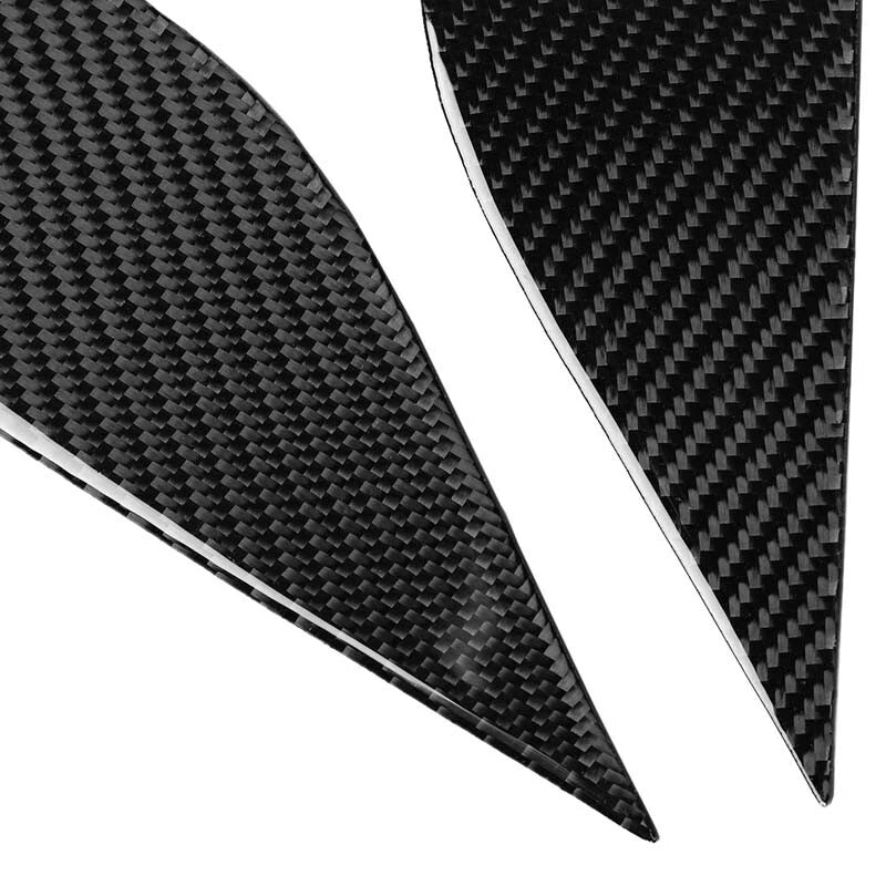 Carbon Fiber Headlight Sticker Eyelie trim fit For Land Cruiser Prado 2014-2017