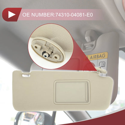 Sun Visor for Toyota Tacoma 2005-2008 Right Passenger Side