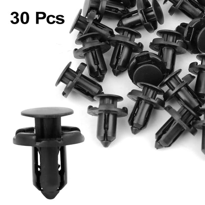 30 Pcs Push Type Retainer Clips for Mitsubishi Honda