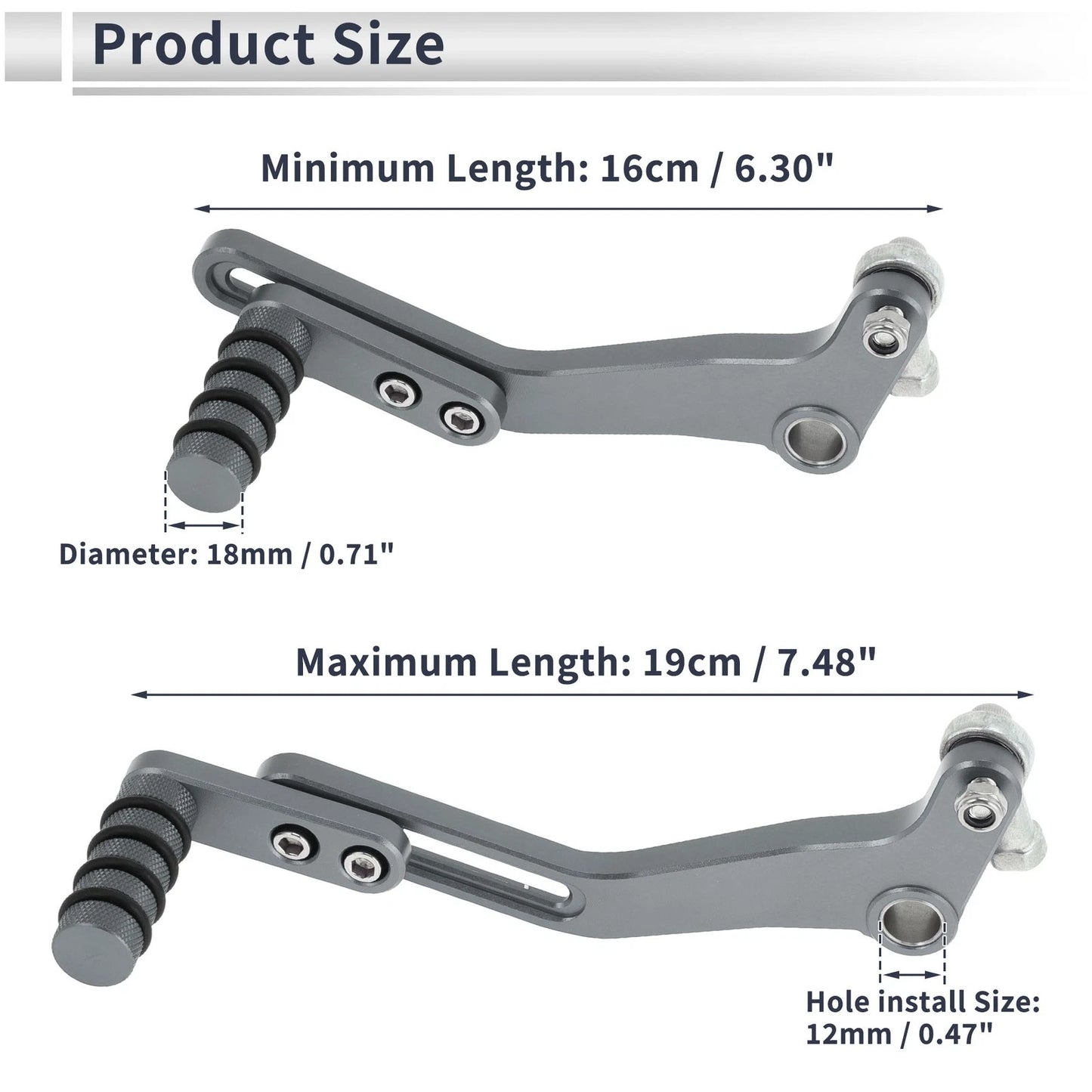 Motorcycle Gear Shifter Lever for Kawasaki NINJA 400 (2018–2023)
