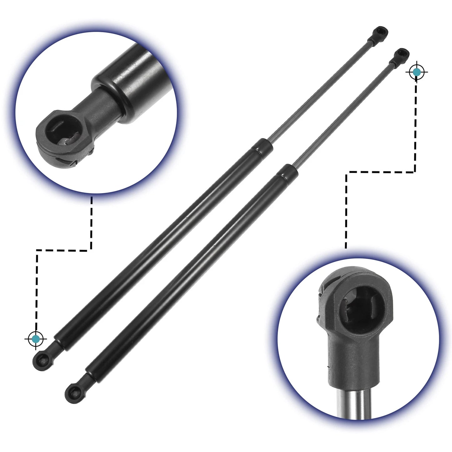 Rear Hatch Liftgate Gas Lift Supports for Toyota Prius (2010-2015)