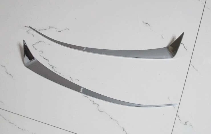 Chrome Front Headlight Eyebrow Cover Trim for Acura TSX CU2 Sedan (2009-2014)