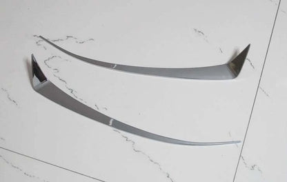 Chrome Front Headlight Eyebrow Cover Trim for Acura TSX CU2 Sedan (2009-2014)