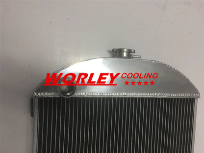 Aluminum Radiator for Ford Model A (1928-1931) + Fan