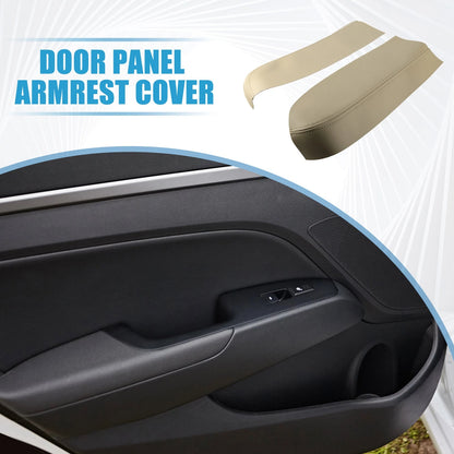 Front Door Panel Armrest Covers for Toyota Prius (2004-2009) Beige 1 Pair