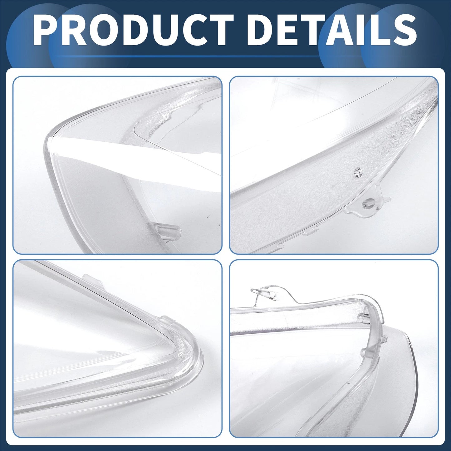 Front Left Headlight Lens Cover for Ford Focus (2012-2014)
