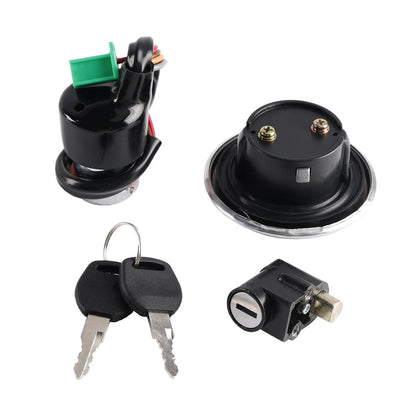 Ignition Lock & Fuel Gas Cap Key Set for Suzuki GN125 (1982-2001)