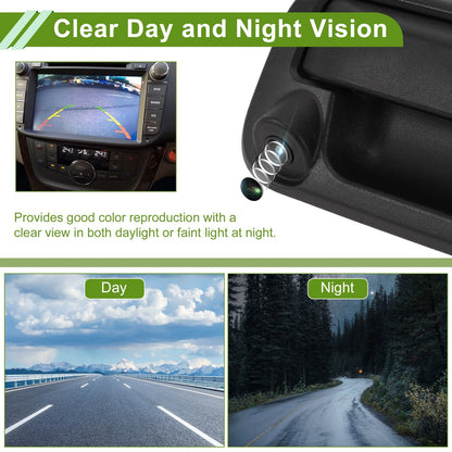 Tailgate Handle Backup Camera for Ford F-250 F-350 (2008-2010)