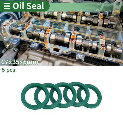 Oil Seal 27x35x5mm Seal Ring Rotary Shaft Seal TPU 5 x for Make Model