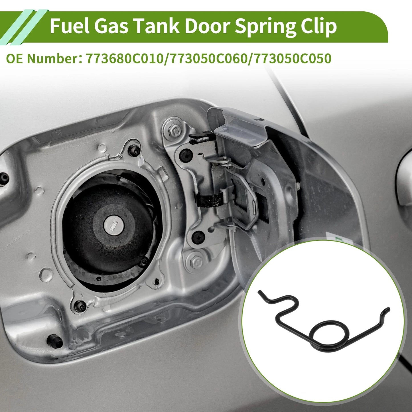 Fuel Gas Tank Door Spring Clip for Toyota Tundra (2007-2021) 1 x Clip