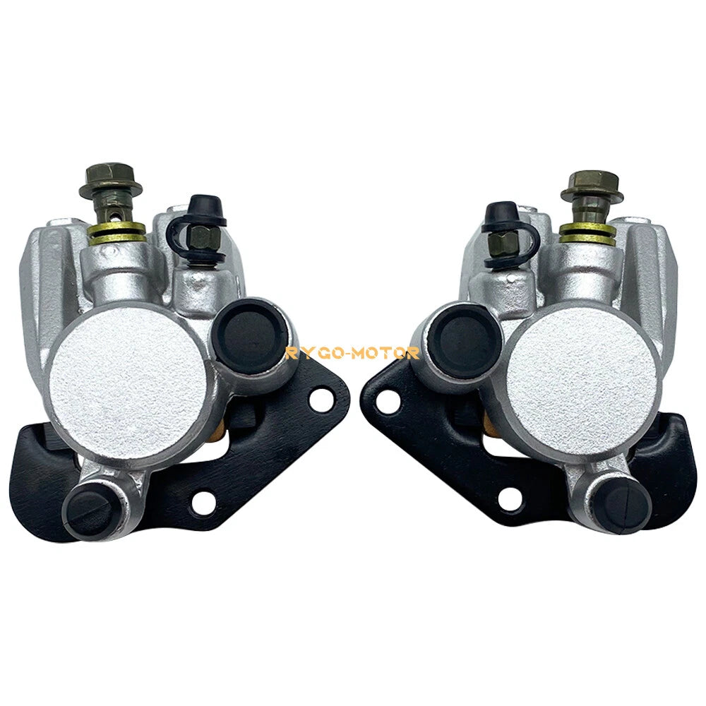 2x Front Brake Calipers & Disc Rotors for Kawasaki KVF300A/B (1999–2002)