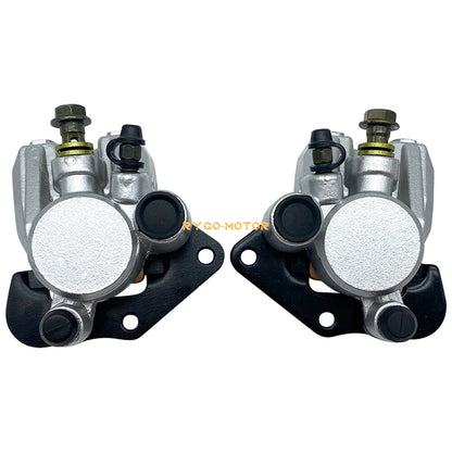 2x Front Brake Calipers & Disc Rotors for Kawasaki KVF300A/B (1999–2002)