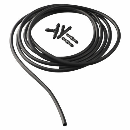 Hose Connector Splitter 300CM Black for Windshield Washer Wiper Tube