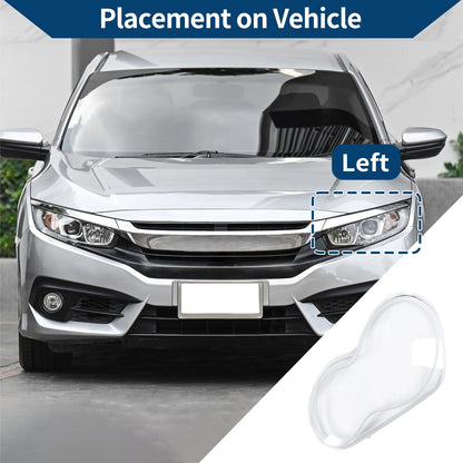 Front Left Headlight Lens Cover for Mercedes-Benz (2003-2009)