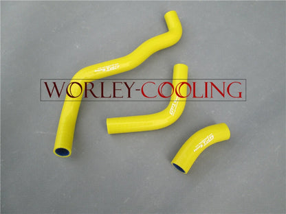 YELLOW Silicone Radiator Hose for Suzuki DRZ400S, DRZ400SM (2000-2009)
