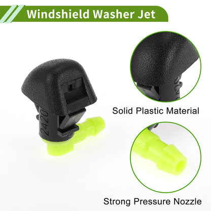 Windshield Washer Nozzle &  Hose Connectors for Honda (2011-2017)