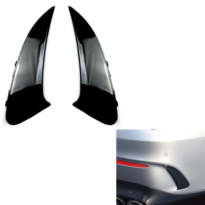 2 x Rear Bumper Spoiler Trim for Benz GLA C118 CLA200 (2020-2024) AMG Gloss