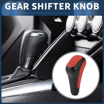 Automatic Gear Shift Knob for Toyota 4Runner 2012-2021 Faux Leather Black Red