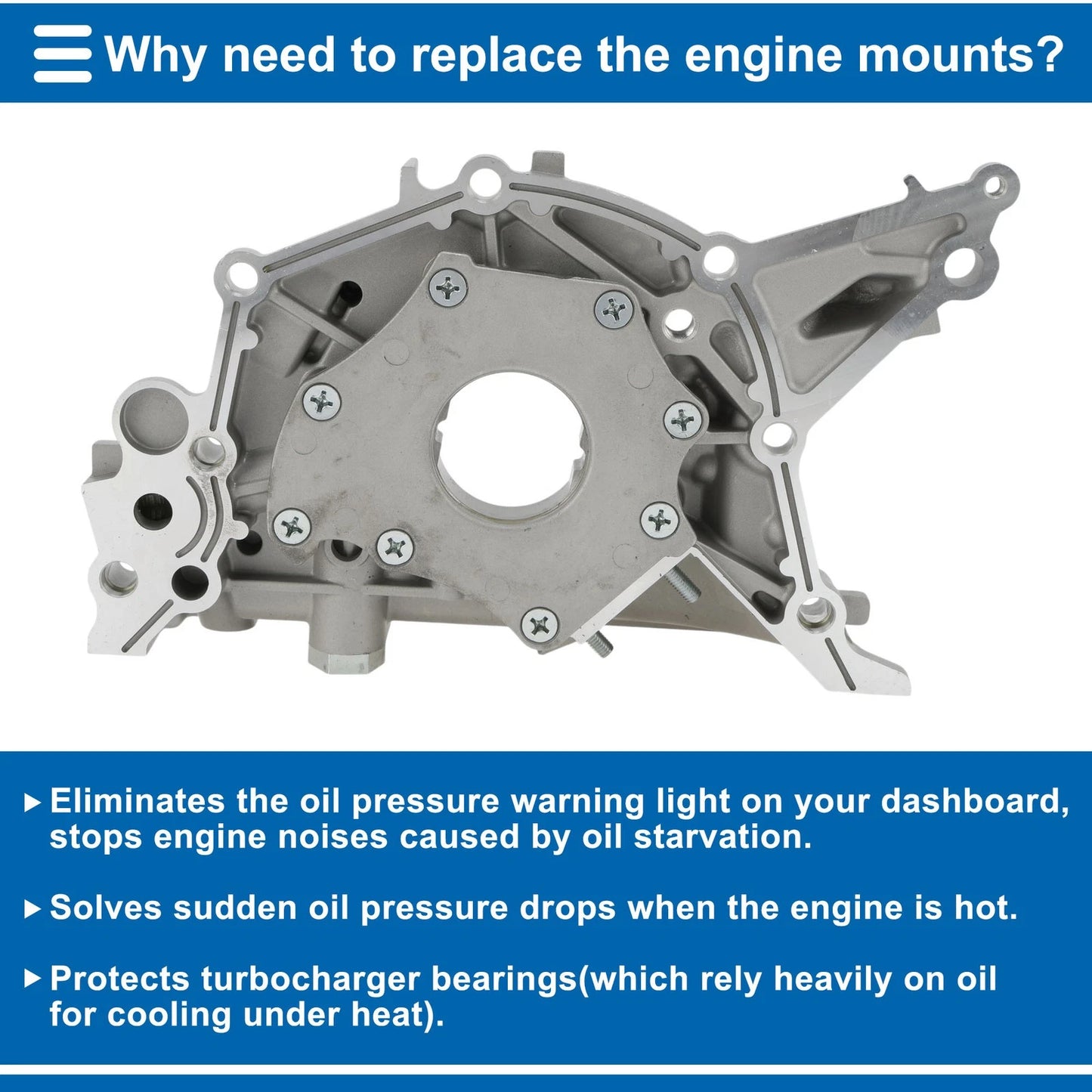 Engine Oil Pump for Toyota 4Runner 1996-2002 - Pressure Pump