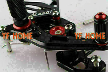 Rearset Footrest Pegs for Suzuki GSXR600 GSXR750 (2008-2010) Black