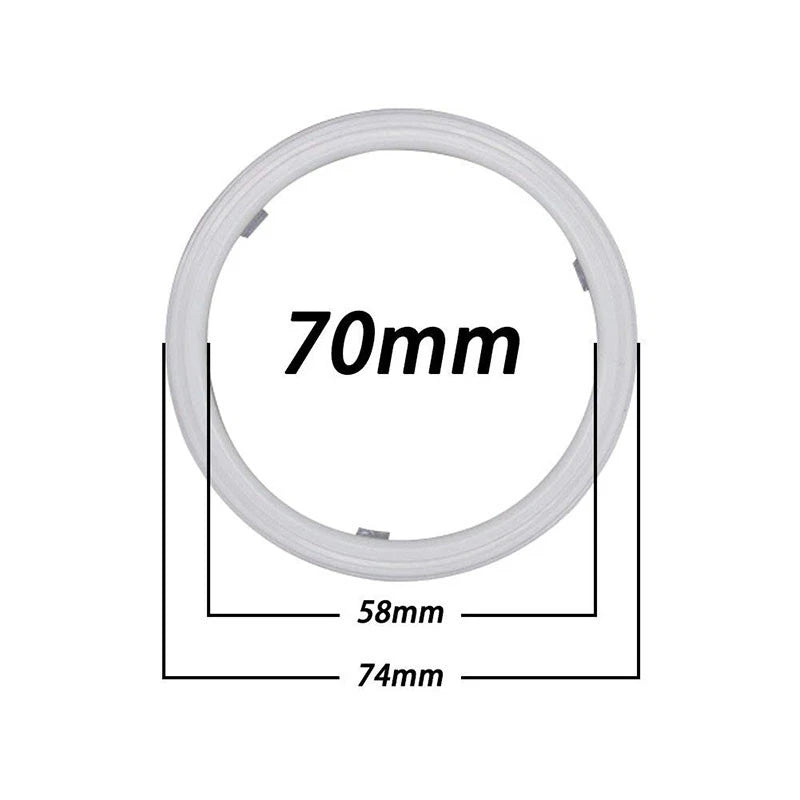 2 x 70mm COB LED Angel Eyes Halo Ring Fog Lamp Lights