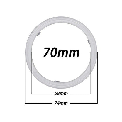 2 x 70mm COB LED Angel Eyes Halo Ring Fog Lamp Lights