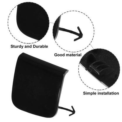 Front Right Bumper Tow Eye Hook Cover Cap for Infiniti Q50 Black