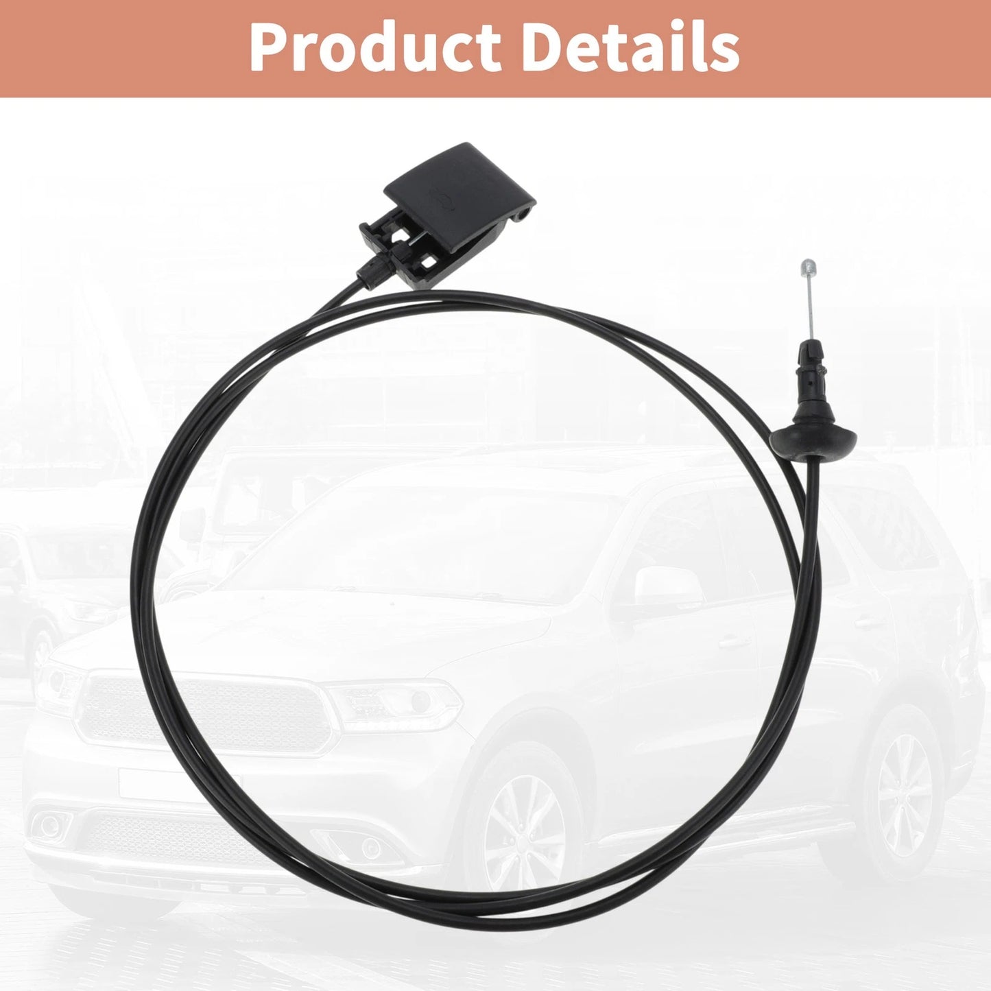 Hood Release Cable for Dodge Durango & Jeep Grand Cherokee (2005-2021)